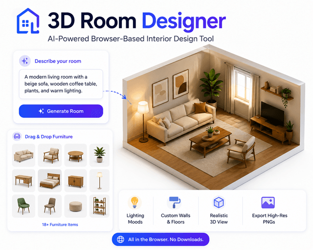 3D Room Designer